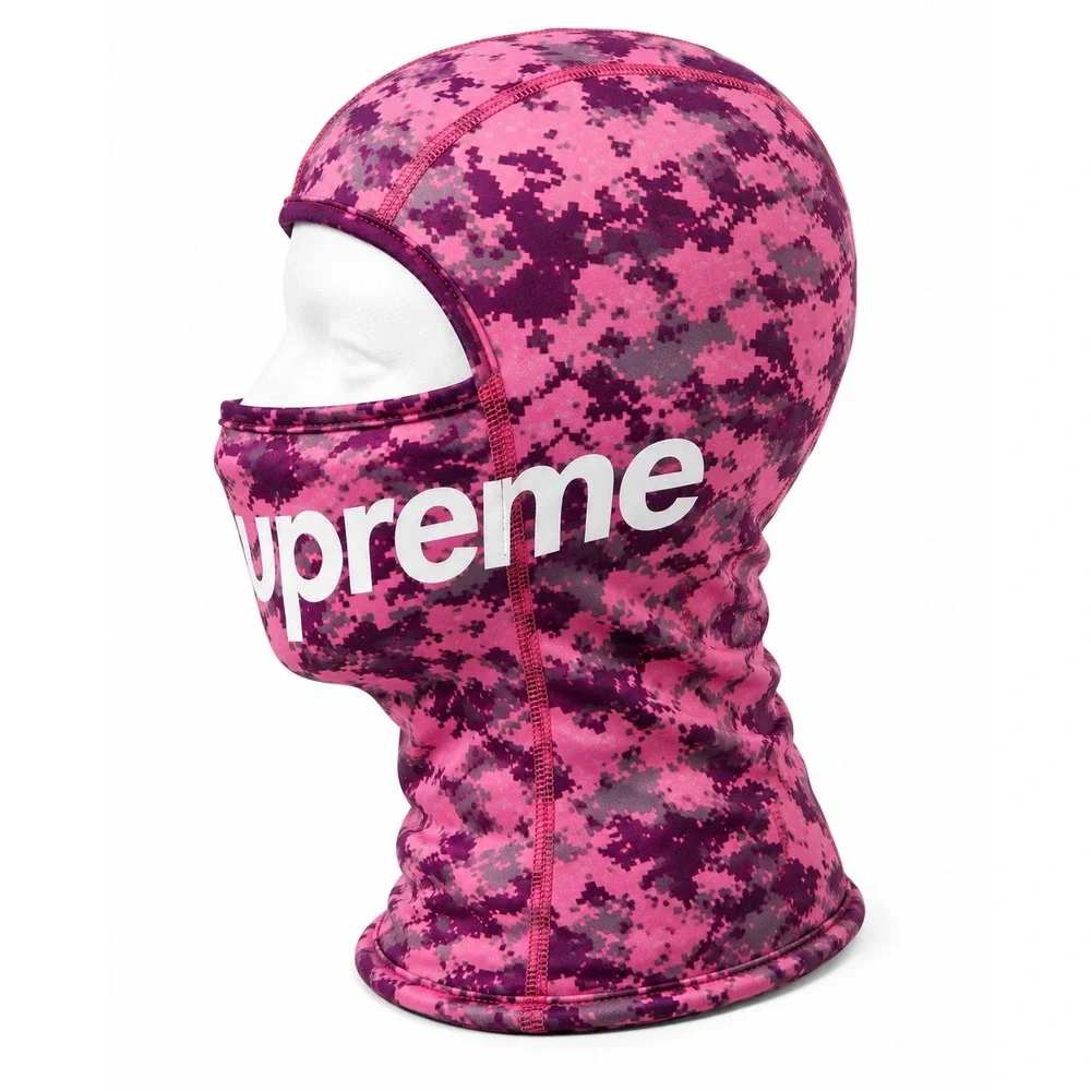 Supreme Heat Reactive Digi Camo Balaclava Pink FW25H98 Face Mask OS New